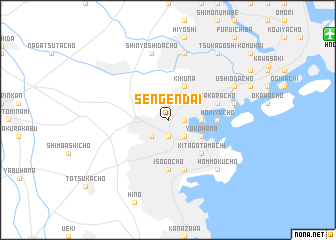 map of Sengendai