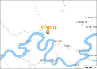 map of Sengeti