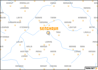 map of Senghawm