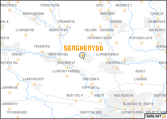 map of Senghenydd