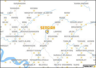 map of Sengiam