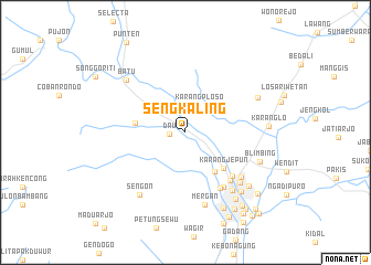 map of Sengkaling