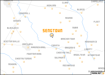 map of Sengtown