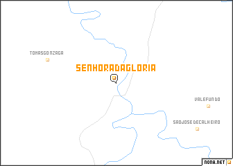 map of Senhora da Glória