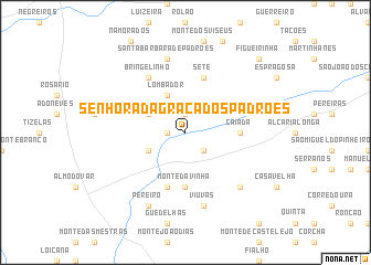 map of Senhora da Graça dos Padrões