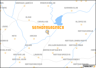 map of Senhora da Graça
