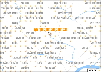 map of Senhora da Graça