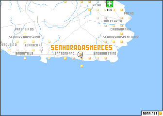 map of Senhora das Mercês