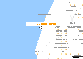 map of Senhora da Vitória