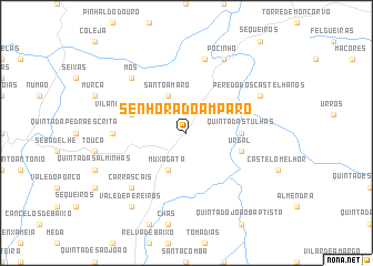 map of Senhora do Amparo