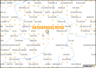 map of Senhora do Carmo