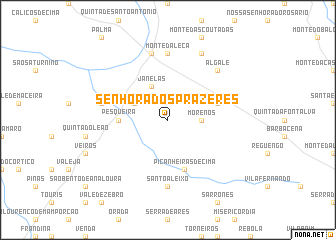 map of Senhora dos Prazeres