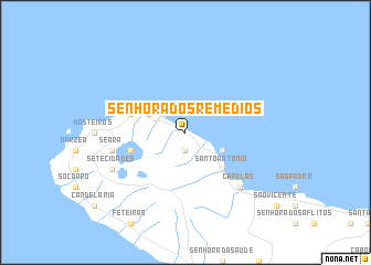 map of Senhora dos Remédios