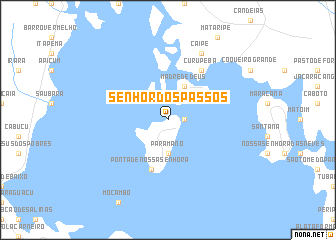 map of Senhor dos Passos