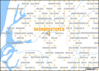 map of Senhor do Terço