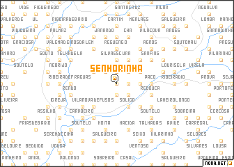 map of Senhorinha