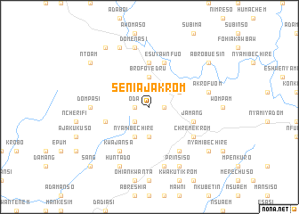 map of Seniajakrom