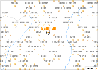 map of Seniaja