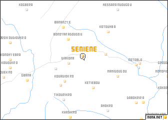 map of Séniéné