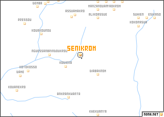 map of Senikrom