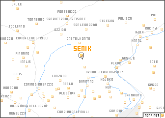 map of Senik