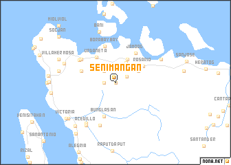 map of Senimangan