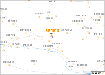 map of Senina