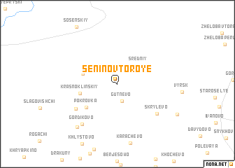 map of Senino Vtoroye