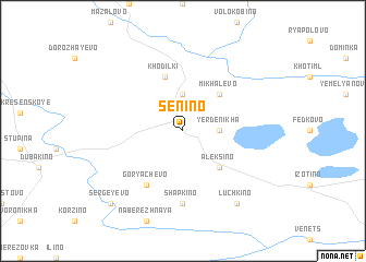 map of Senino