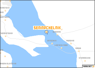 map of Senin Pchel\