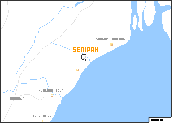 map of Senipah