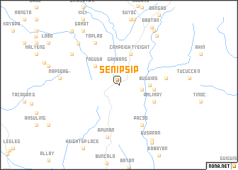 map of Senipsip