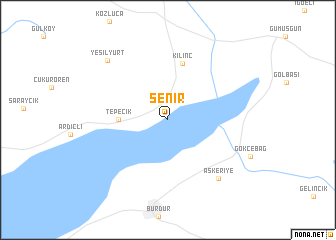 map of Senir