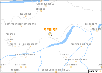 map of Senise