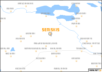 map of Seniškis