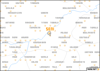 map of Séni