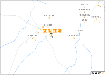 map of Senjedak