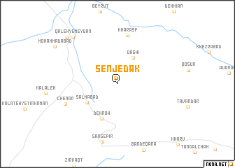 map of Senjedak