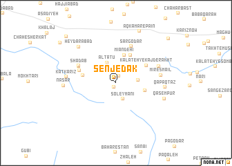 map of Senjedak