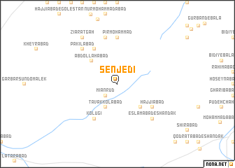 map of Senjedī