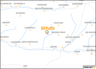 map of Senjed