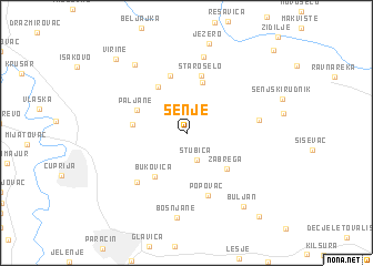 map of Senje