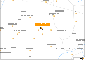 map of Senjīdar