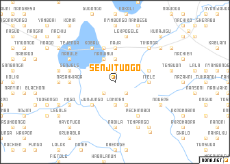 map of Senjituogo