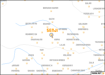 map of Senjī