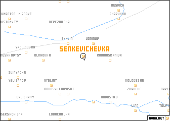 map of Senkevichevka