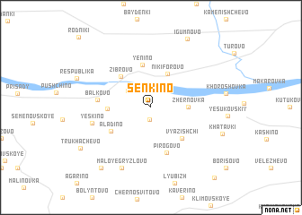 map of Sen\