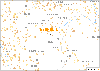 map of Šenkovići