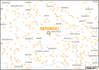 map of Šenkovići