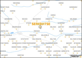 map of Senʼkovitse